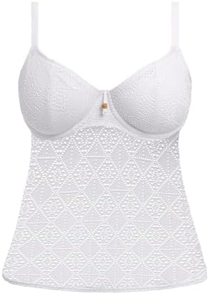 image:imageFreya Swim Womens Nomad Nights Underwire Plunge Tankini TopWhite