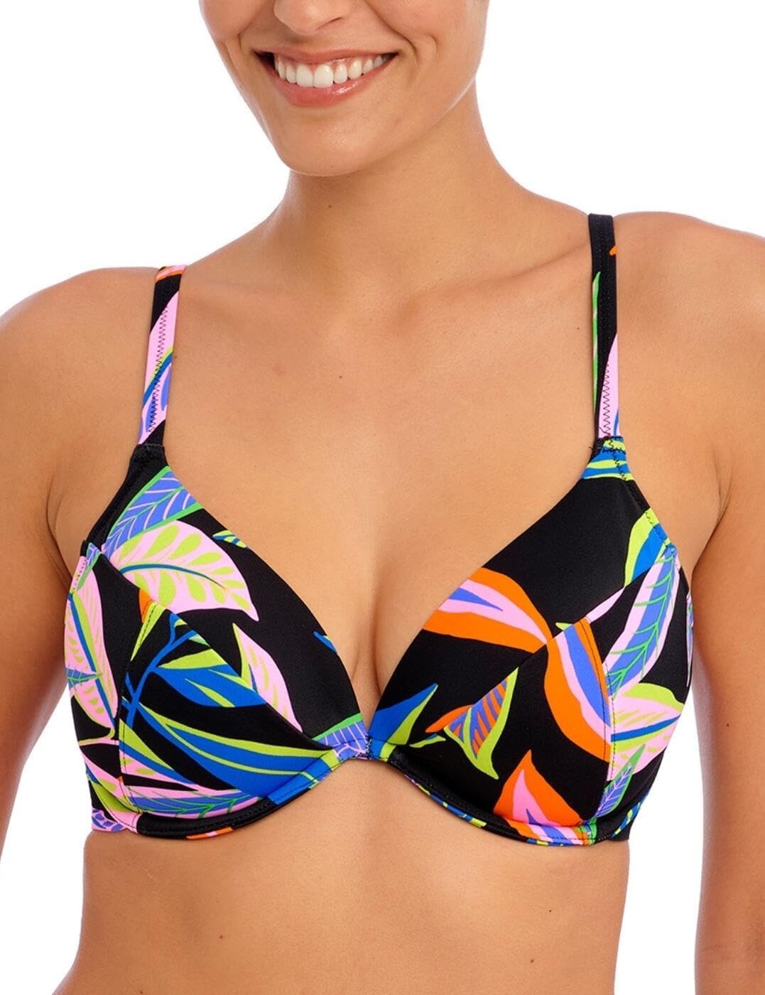 image:imageFreya Womens Desert Disco Underwire Plunge Bikini TopMulti