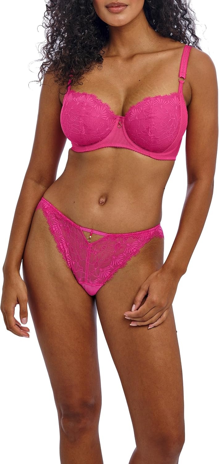 image:imageFreya Womens Fascinate Underwire Balconette BraHot Pink