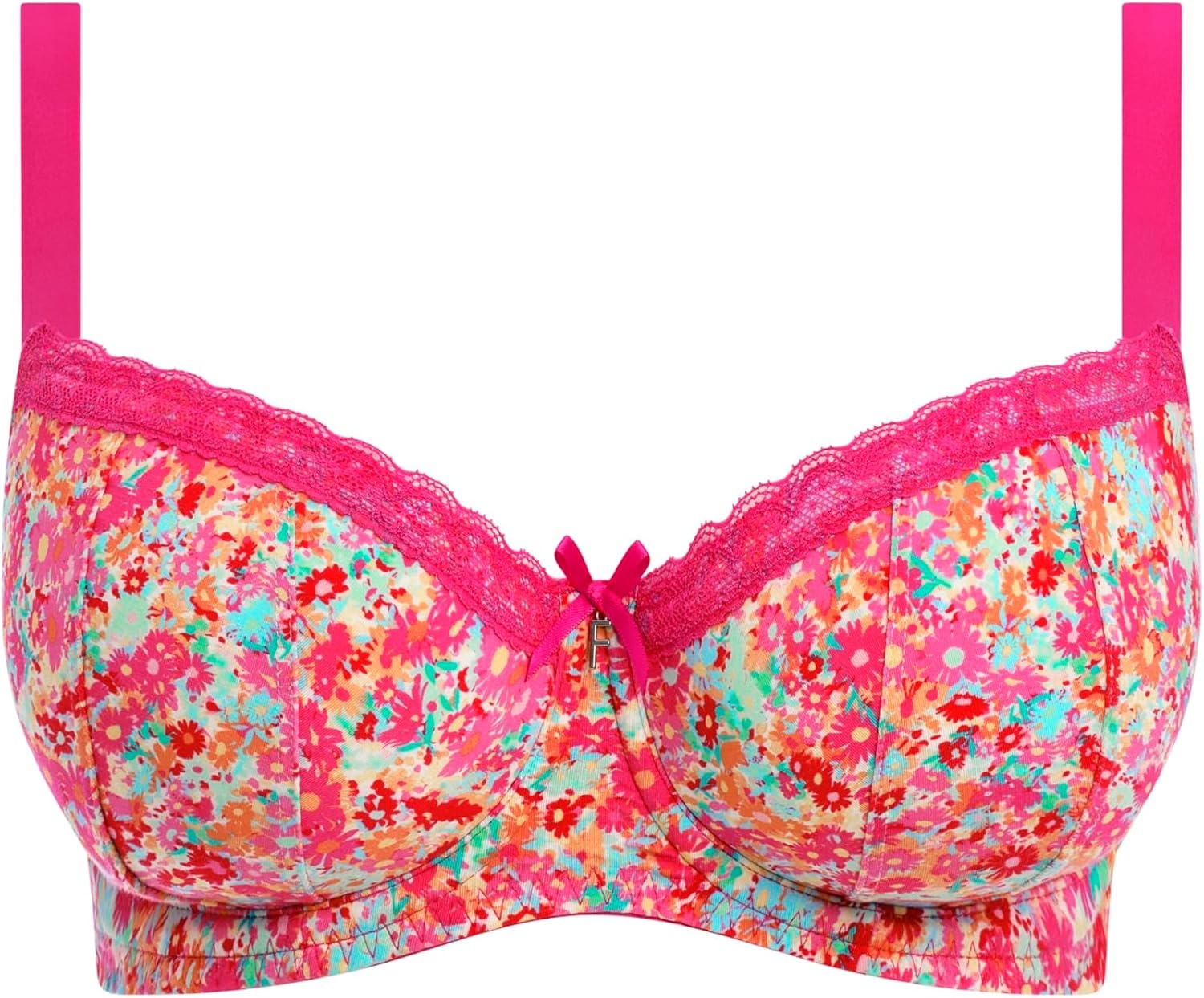 image:imageFreya Womens Freya Flirt Underwire Padded Half Cup BraHot Pink