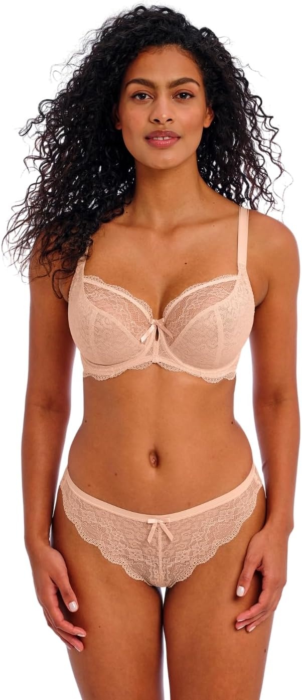 image:imageFreya Womens Freya Womens Fancies Underwire Plunge BraNatural Beige