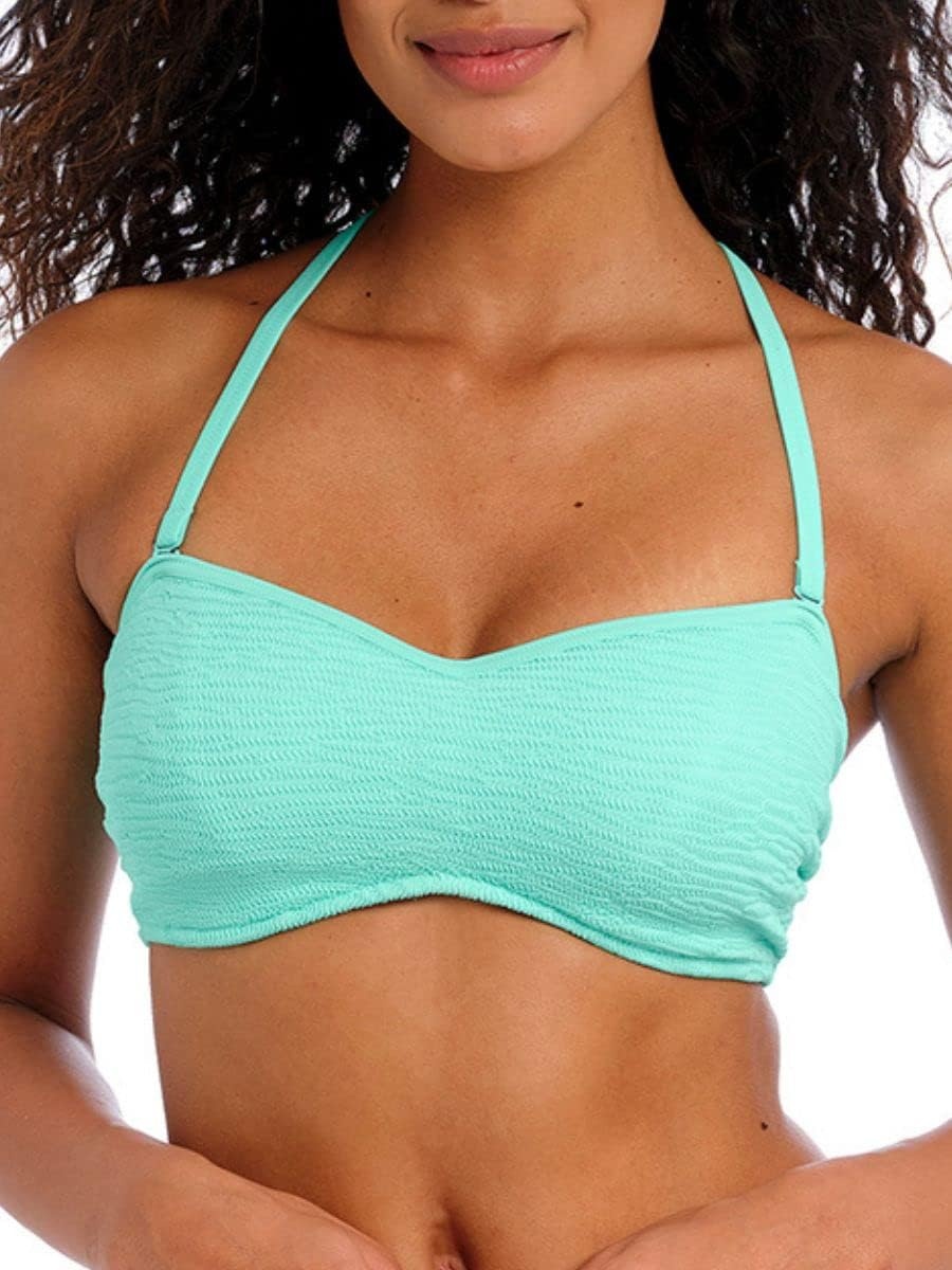 image:imageFreya Womens Ibiza Waves Underwire Bandeau Bikini TopBlue