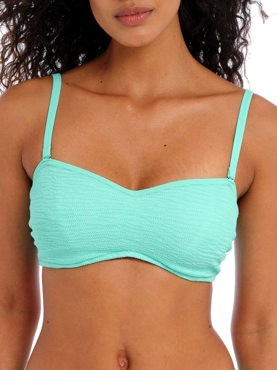 image:imageFreya Womens Ibiza Waves Underwire Bandeau Bikini TopFrozen