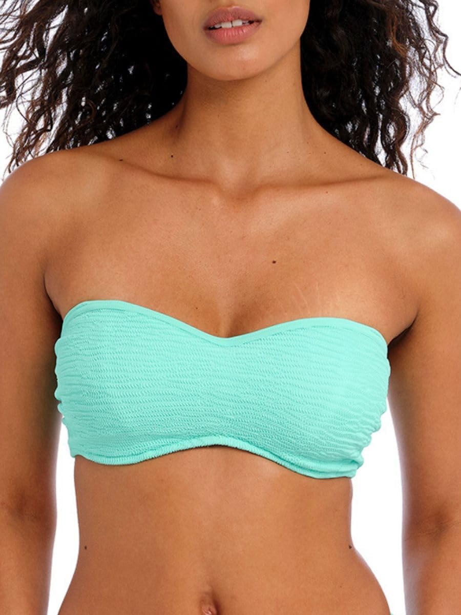 image:imageFreya Womens Ibiza Waves Underwire Bandeau Bikini TopFrozen