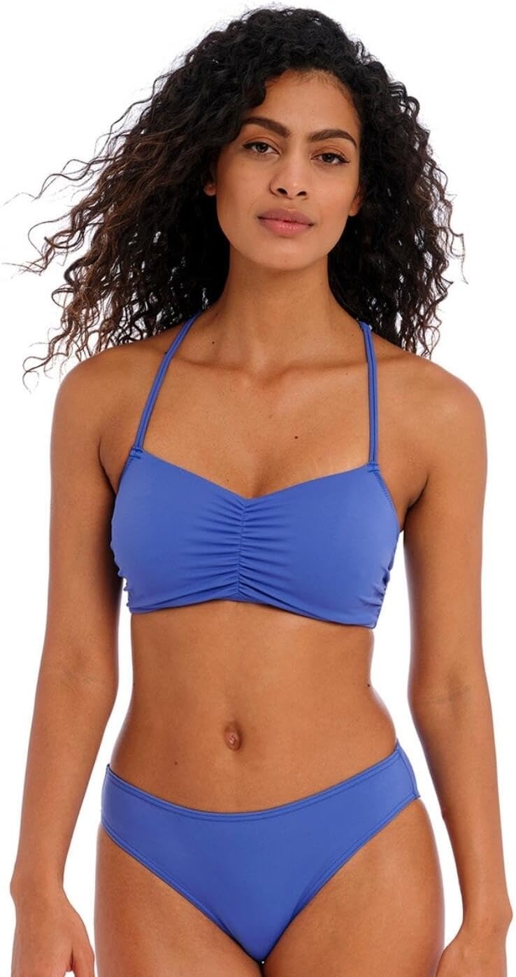 image:imageFreya Womens Jewel Cove Bralette Underwire Bikini TopPlain Azure