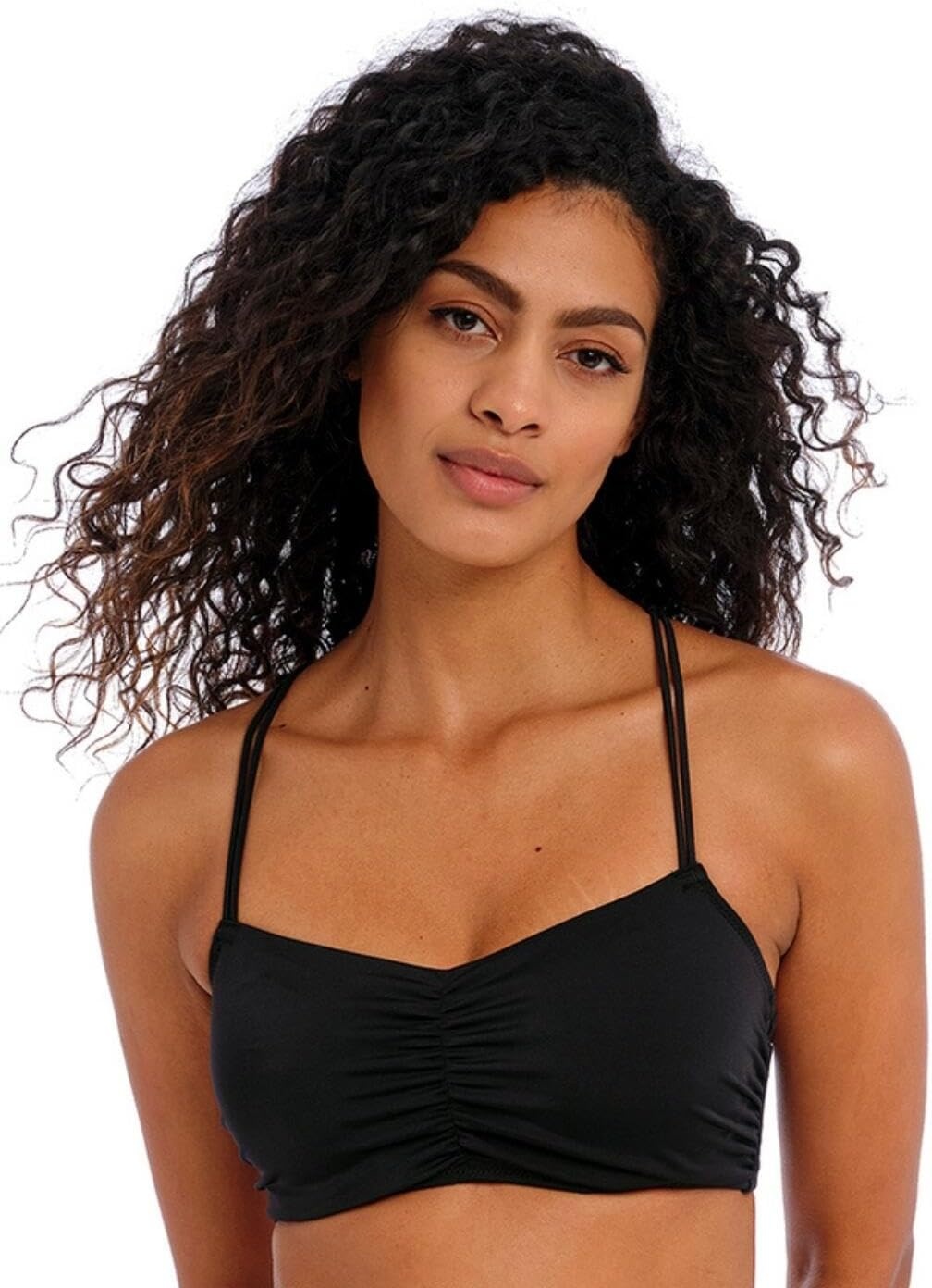 image:imageFreya Womens Jewel Cove Bralette Underwire Bikini TopPlain Black