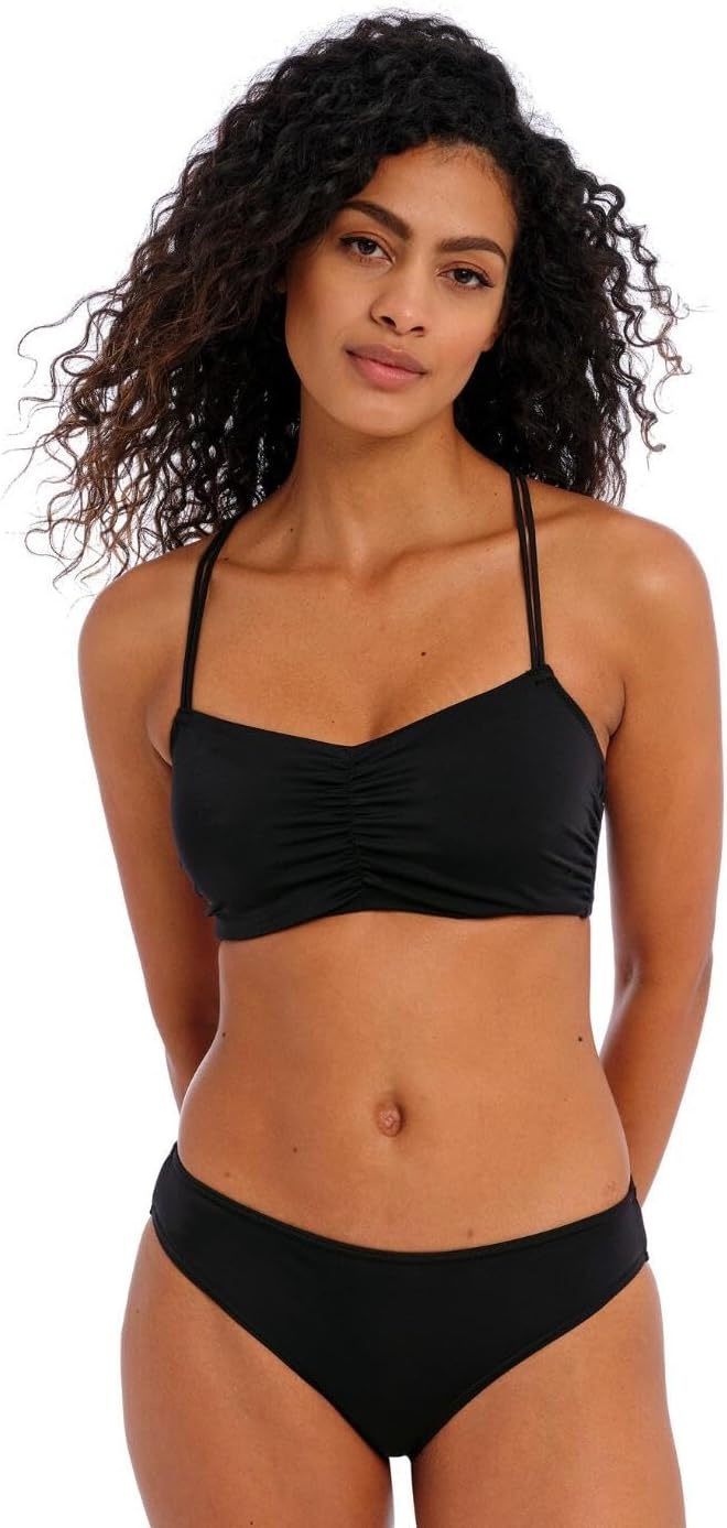 image:imageFreya Womens Jewel Cove Bralette Underwire Bikini TopPlain Black
