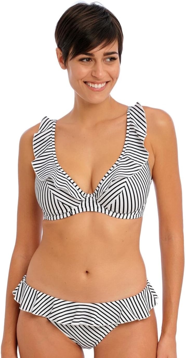 image:imageFreya Womens Jewel Cove Italini Bikini BriefStripe Black