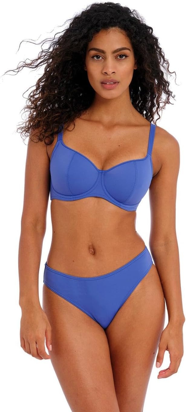 image:imageFreya Womens Jewel Cove Sweetheart Underwire Bikini TopPlain Azure