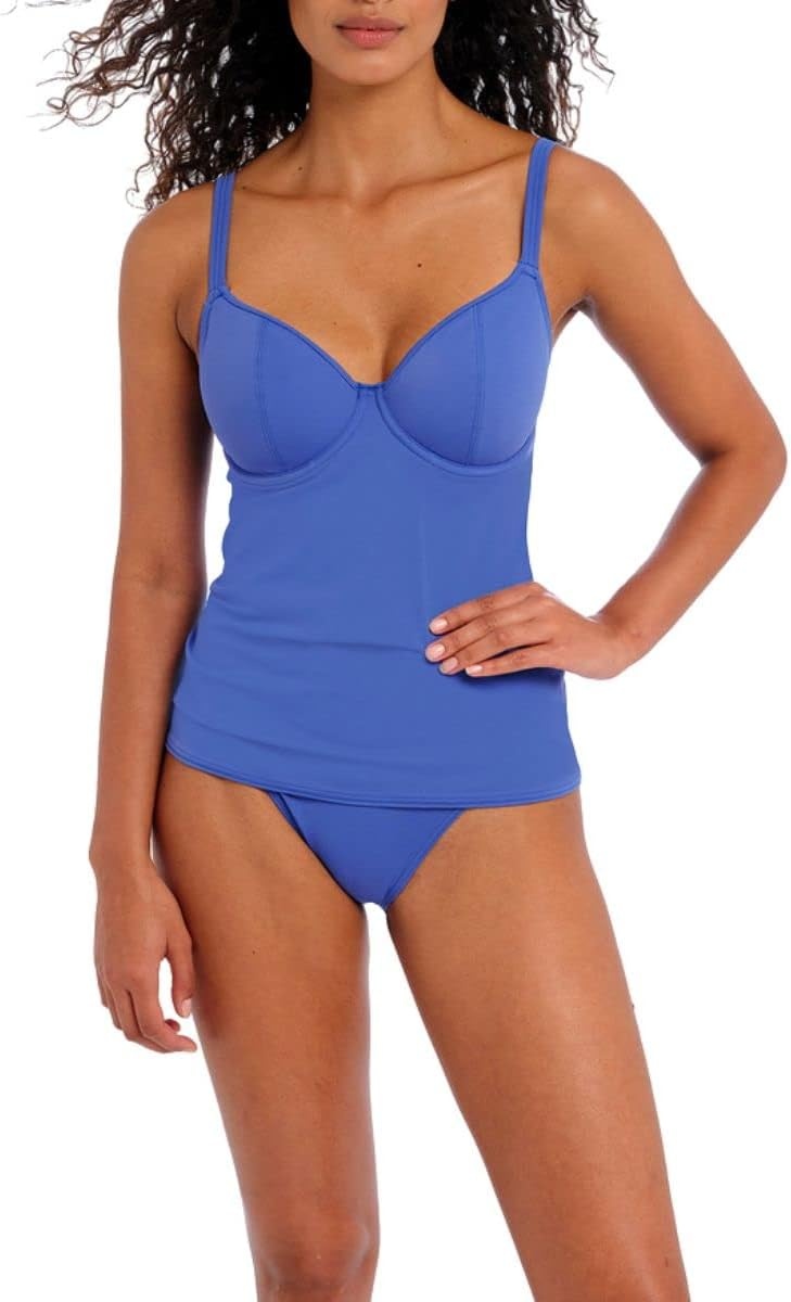 image:imageFreya Womens Jewel Cove Underwire Tankini TopPlain Azure