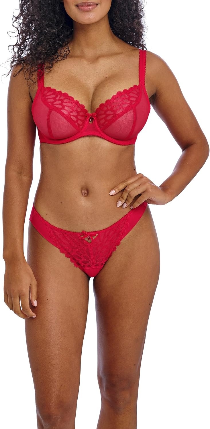 image:imageFreya Womens Loveland Underwire Plunge BraBombshell Chilli Red