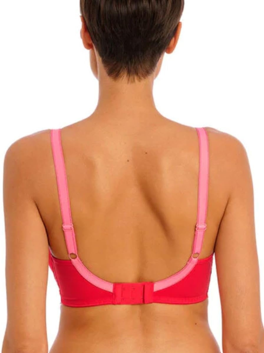 image:imageFreya Womens Offbeat Underwire Demi Plunge Molded TShirt BraChilli Red