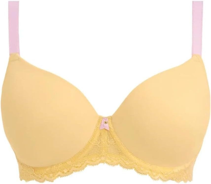 image:imageFreya Womens Offbeat Underwire Demi Plunge Molded TShirt BraLemon Fizz