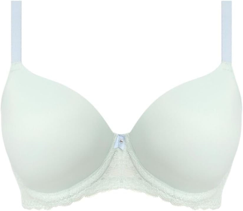 image:imageFreya Womens Offbeat Underwire Demi Plunge Molded TShirt BraPure Water