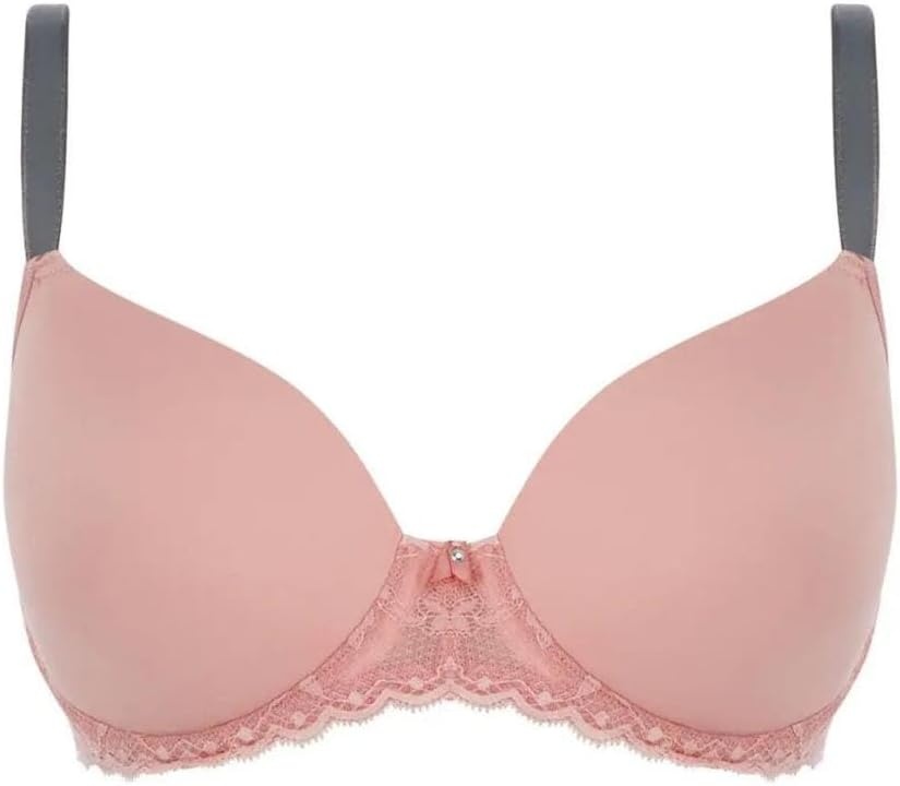 image:imageFreya Womens Offbeat Underwire Demi Plunge Molded TShirt BraRosehip