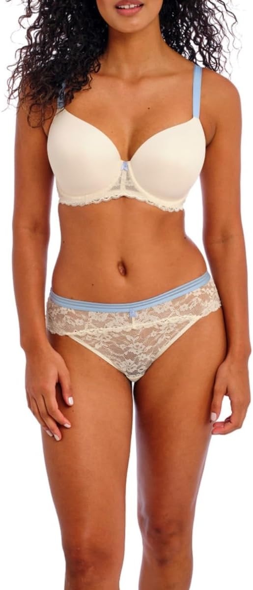 image:imageFreya Womens Offbeat Underwire Demi Plunge Molded TShirt BraSomething Blue