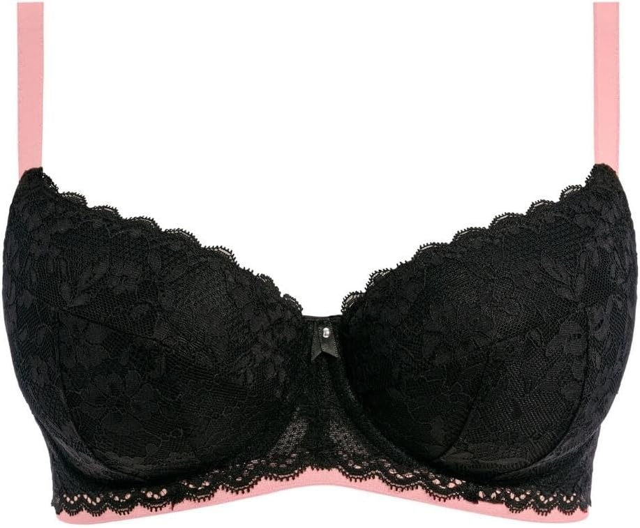 image:imageFreya Womens Offbeat Underwire Padded Half Cup BraBlack