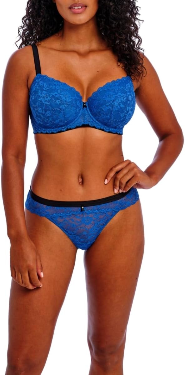 image:imageFreya Womens Offbeat Underwire Padded Half Cup BraDazzling Blue