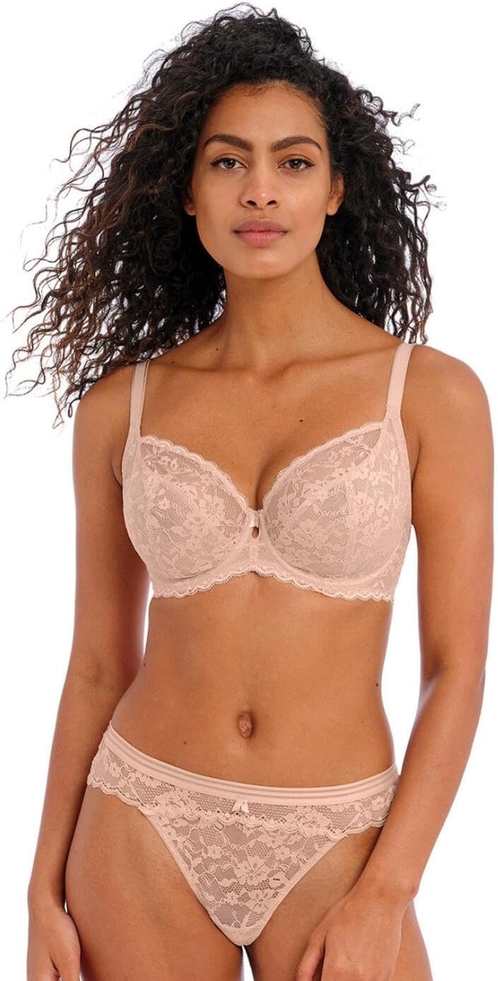 image:imageFreya Womens Offbeat Underwire Plunge BraNatural Beige
