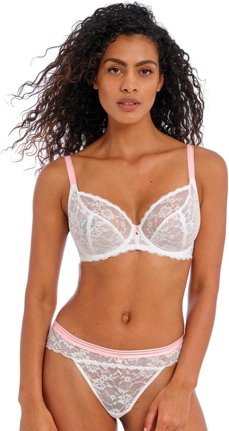 image:imageFreya Womens Offbeat Underwire Plunge BraWhite