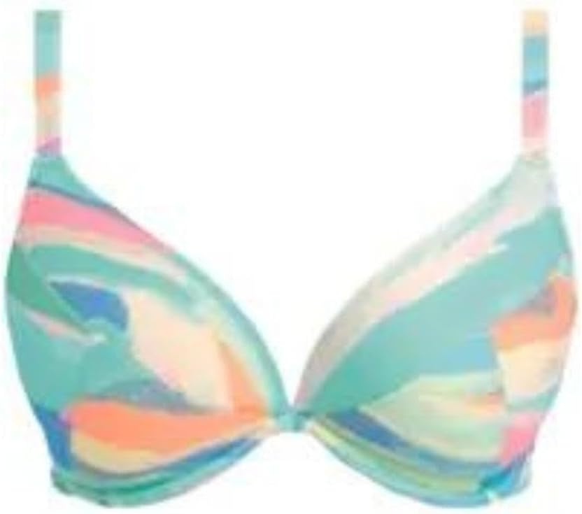image:imageFreya Womens Summer Reef Underwire Plunge Bikini TopAqua