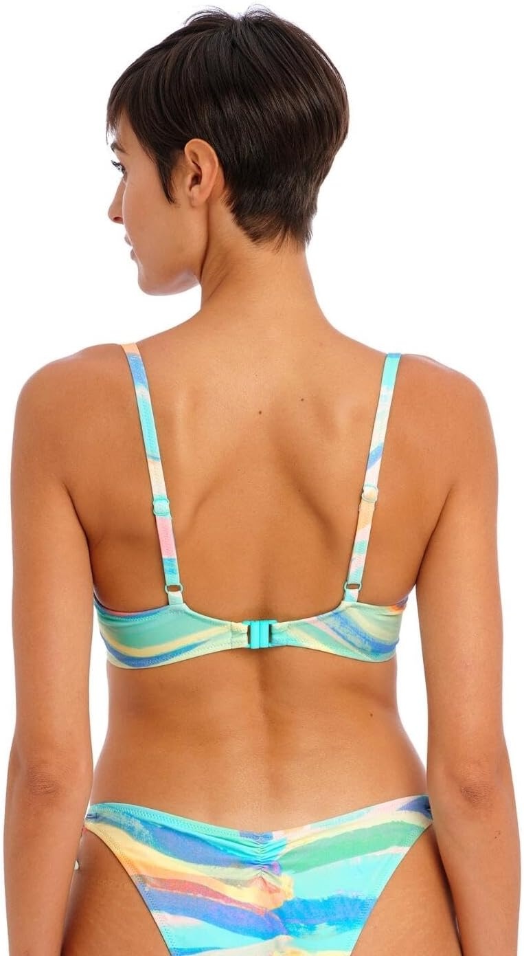 image:imageFreya Womens Summer Reef Underwire Plunge Bikini TopAqua