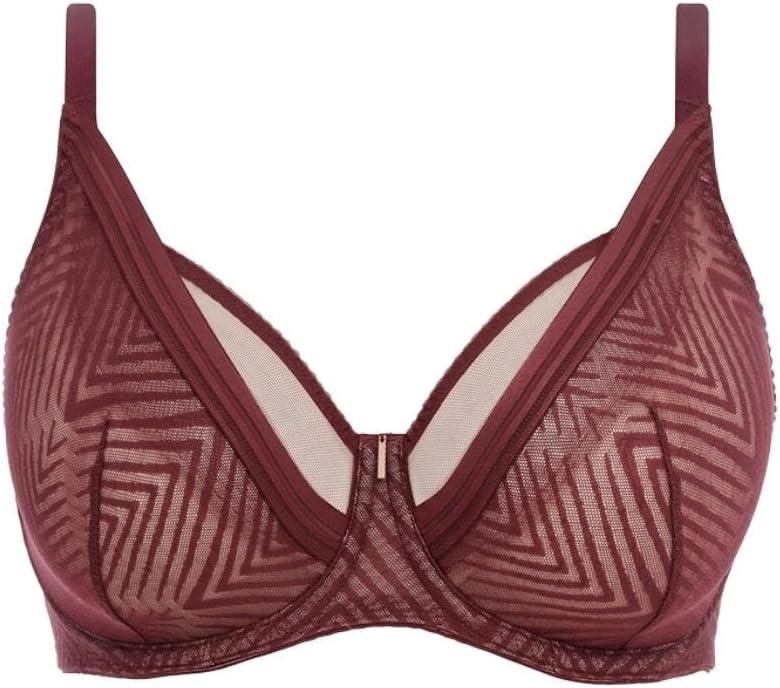 image:imageFreya Womens Tailored Underwire Plunge BraDark Cherry