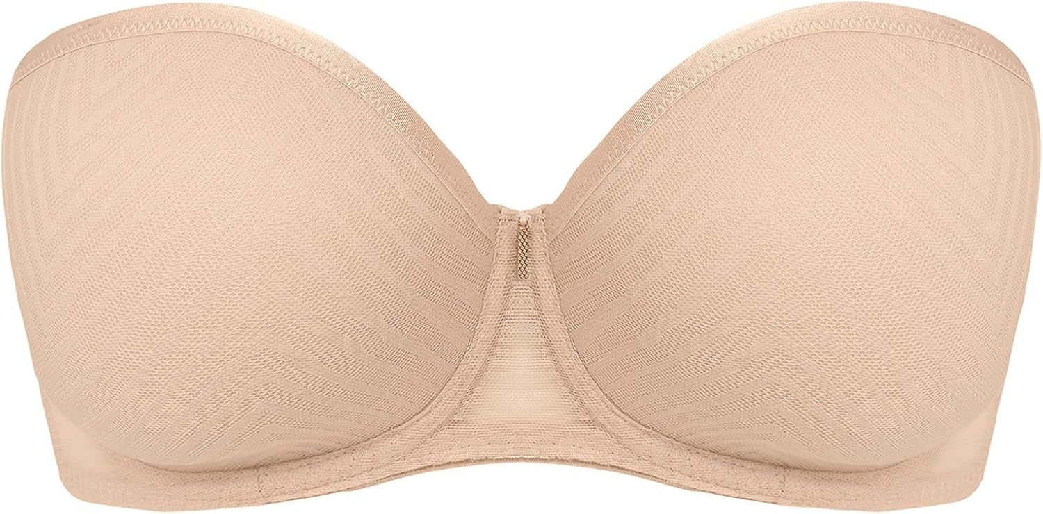 image:imageFreya Womens Tailored Underwire Strapless BraNatural Beige