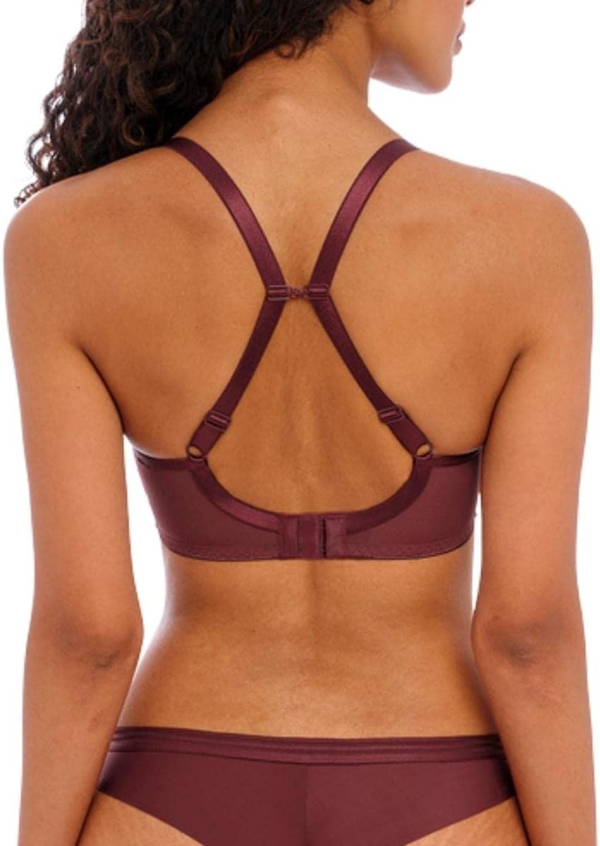 image:imageFreya Womens Tailored Underwire TShirt BraDark Cherry