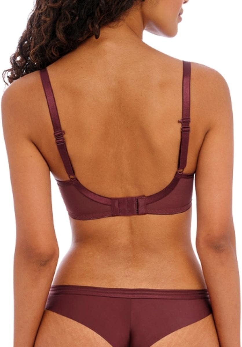 image:imageFreya Womens Tailored Underwire TShirt BraDark Cherry