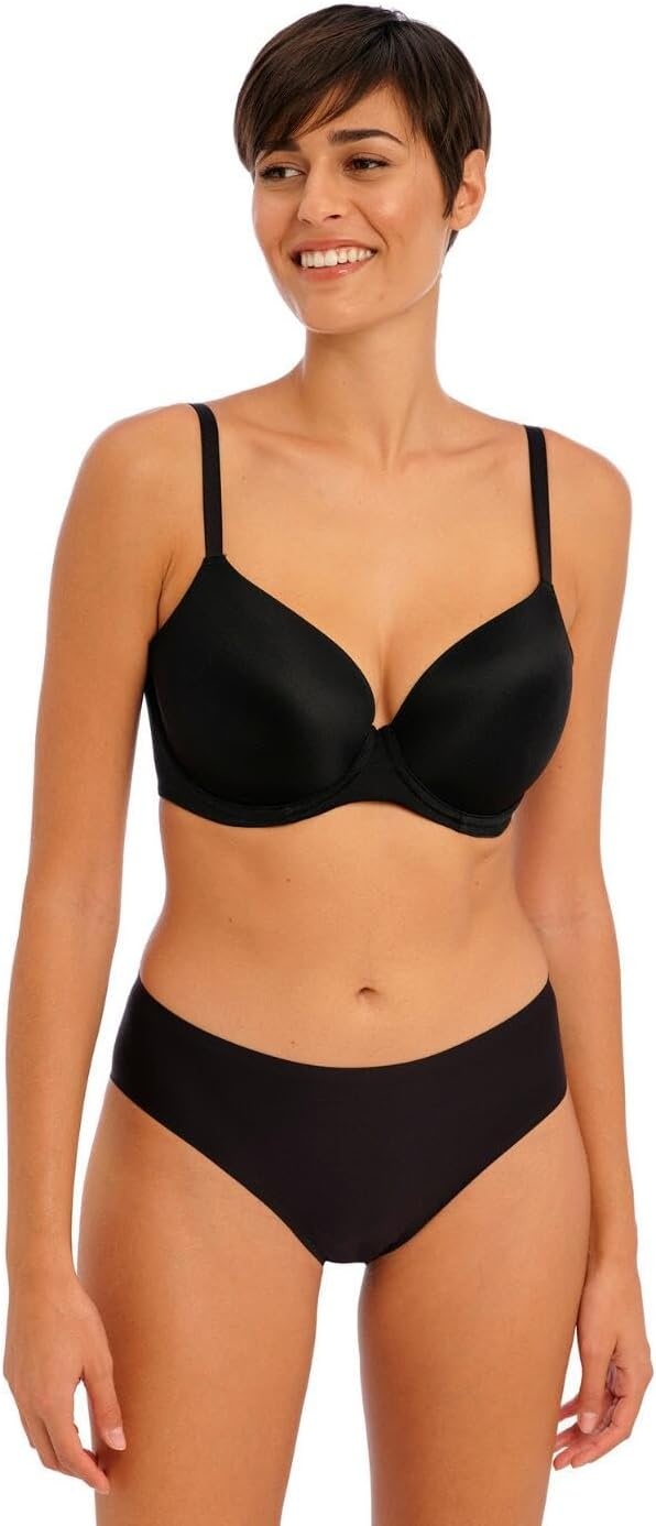 image:imageFreya Womens Undetected Underwire Demi TShirt BraBlack