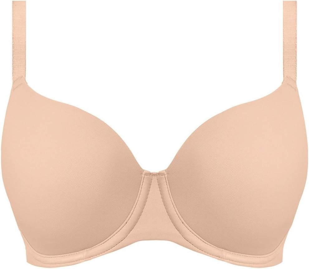 image:imageFreya Womens Undetected Underwire Demi TShirt BraNatural Beige