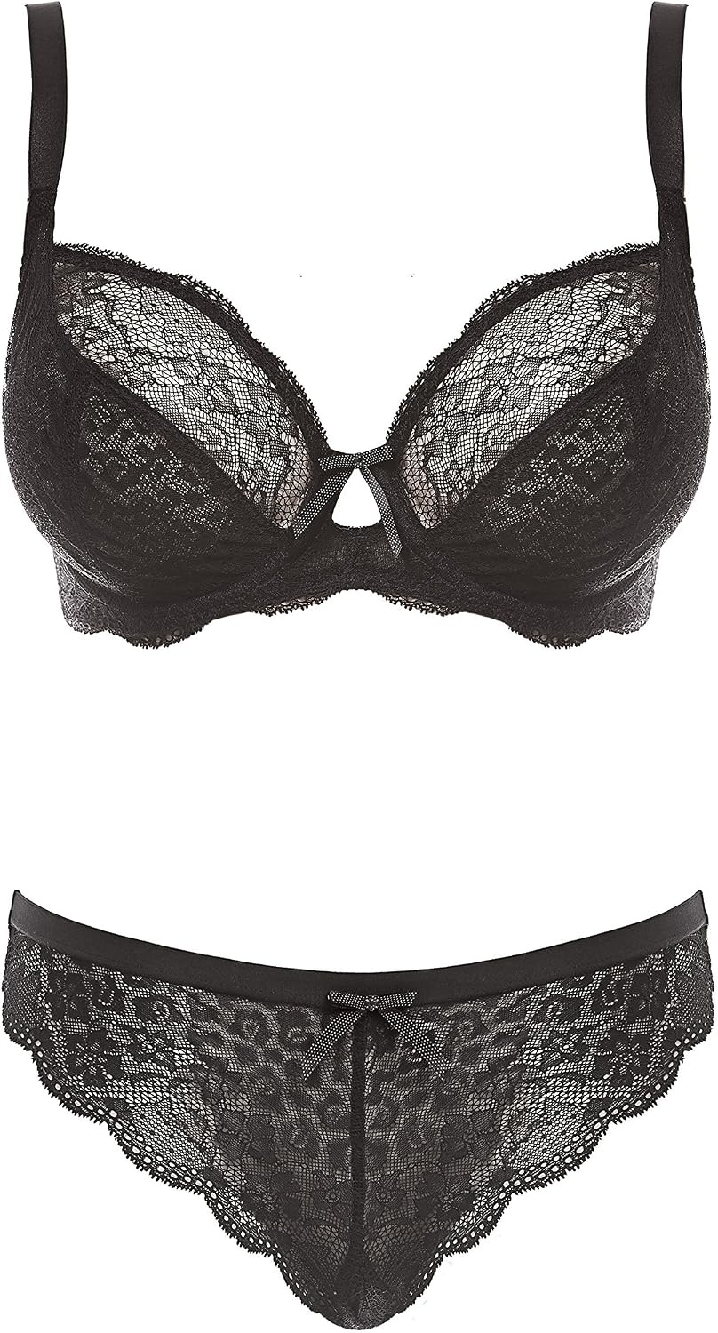image:imageFreya Womens plussize Freya Fancies Underwire Plunge BraAquamarine