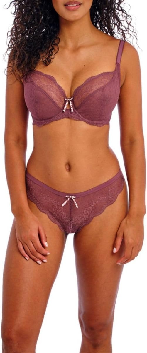 image:imageFreya Womens plussize Freya Fancies Underwire Plunge BraIced Mocha