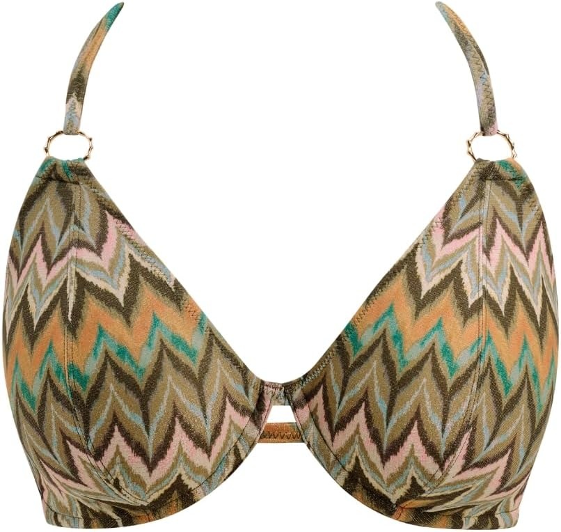image:imageWomens Arizona Wave Underwire Halter Bikini TopVista