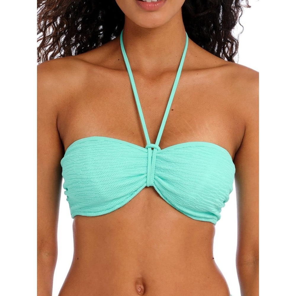 image:imageFreya Womens Ibiza Waves Underwire Bandeau Bikini TopBlue