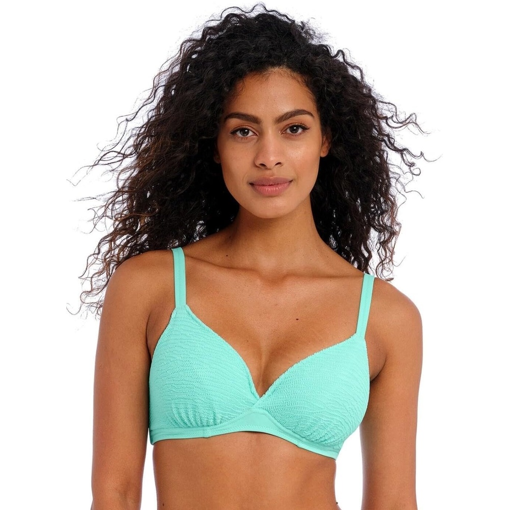 image:imageFreya Womens Ibiza Waves Underwire Plunge Bikini TopBlue