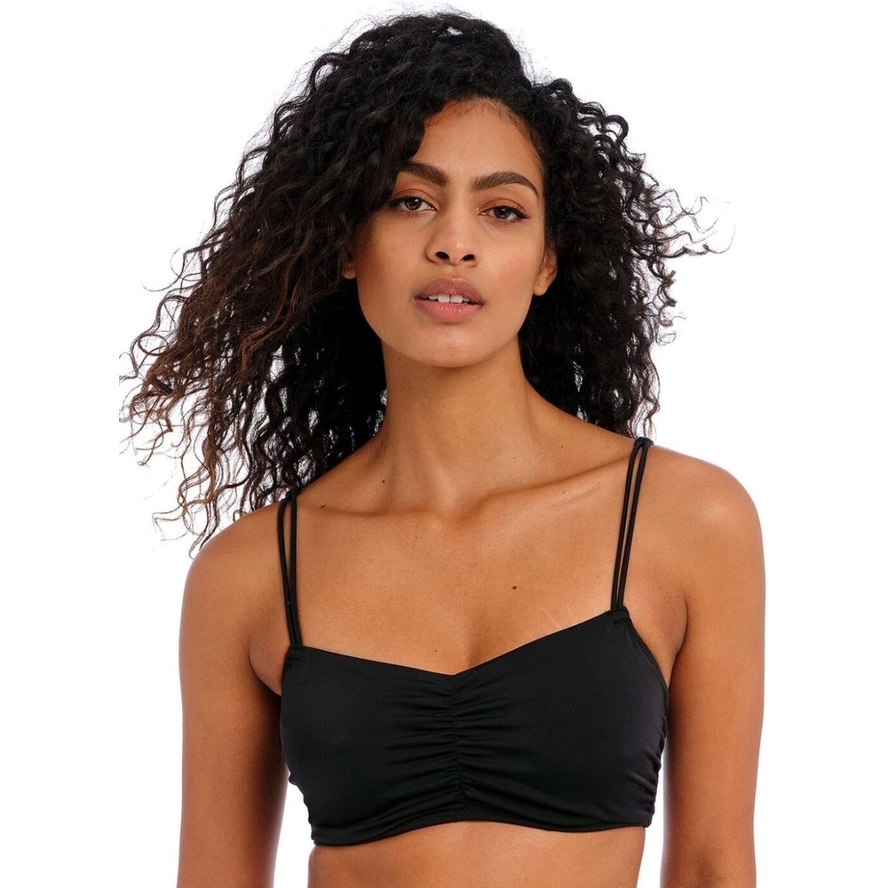 image:imageFreya Womens Jewel Cove Bralette Underwire Bikini TopPlain Black