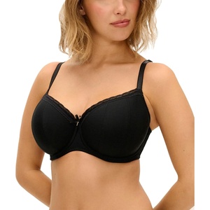 Freya Women’s Freya Flirt Underwire Padded Half Cup Bra(Black)