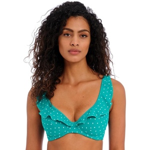 Freya Womens Jewel Cove Underwire High Apex Bikini Top(Marine)