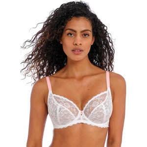 Freya Women’s Offbeat Underwire Plunge Bra(White)