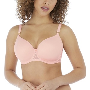 Freya Womens Starlight Balcony Underwire Moulded Bra(Rosewater)