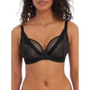 Freya Women’s Tailored Underwire Plunge Bra(Black)