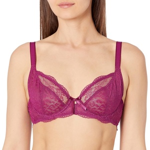 Freya Women’s plus-size Freya Fancies Underwire Plunge Bra(Berry)