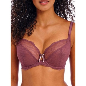 Freya Women’s plus-size Freya Fancies Underwire Plunge Bra(Iced Mocha)