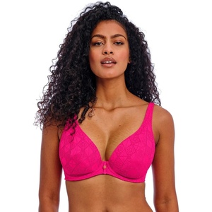 Women’s Nomad Nights Underwire High Apex Bikini Top(Fuschia)