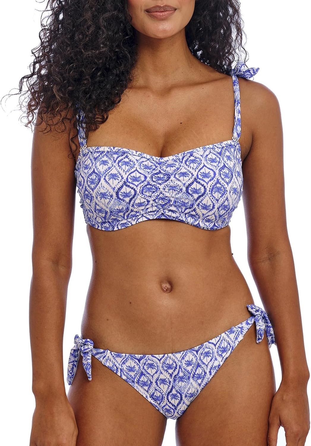 image:imageFreya Swim Womens Ocean Breeze Underwire Bandeau Bikini TopDenim