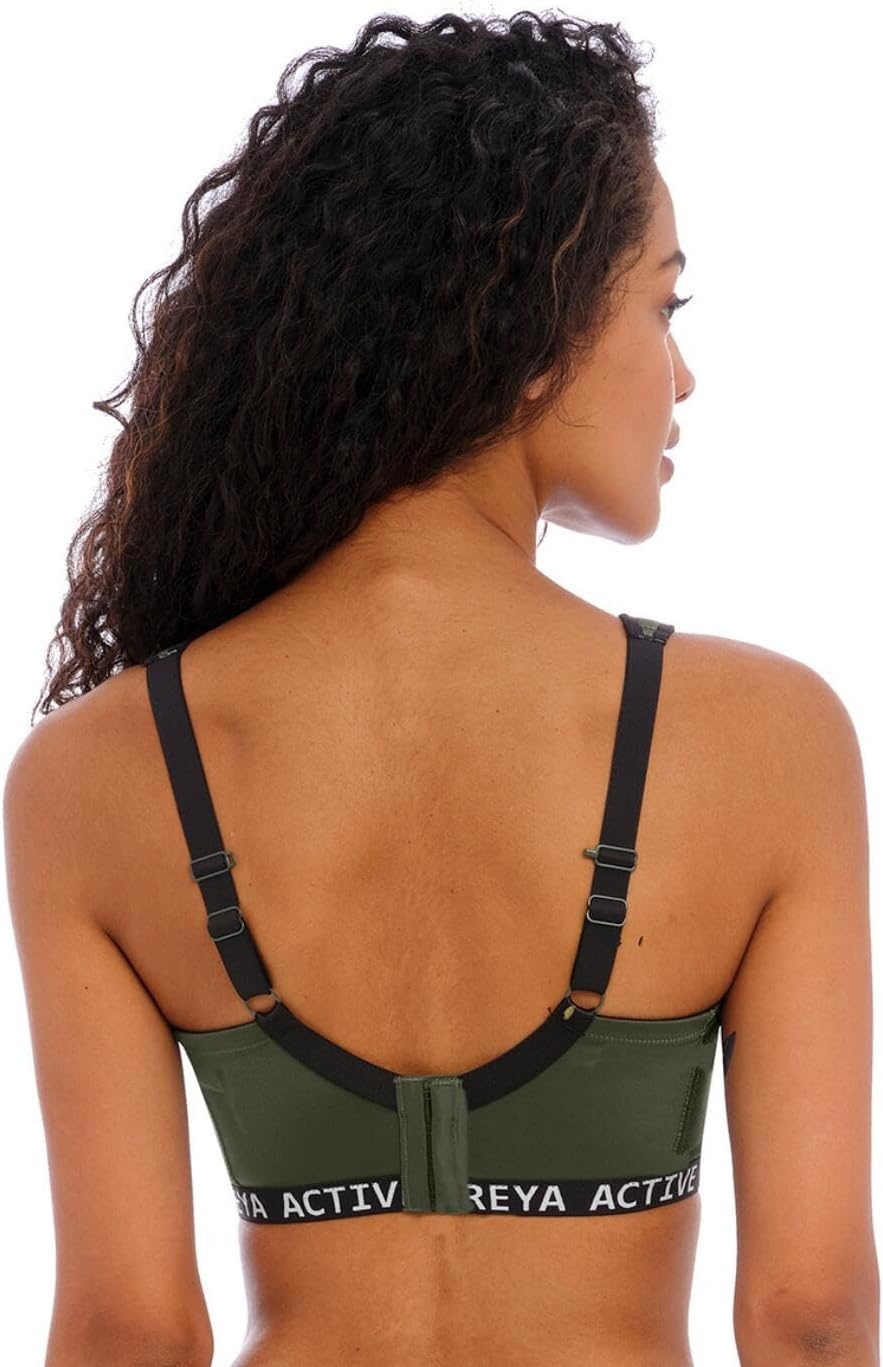 image:imageFreya Womens Dynamic Wireless Sports Bra with Racer Back ConversionKhaki