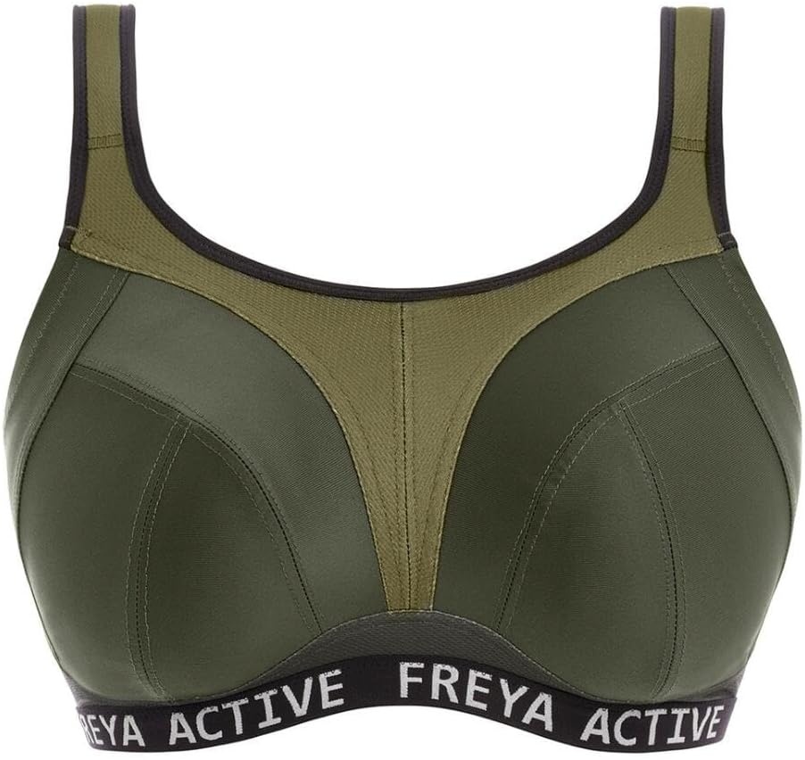 image:imageFreya Womens Dynamic Wireless Sports Bra with Racer Back ConversionKhaki