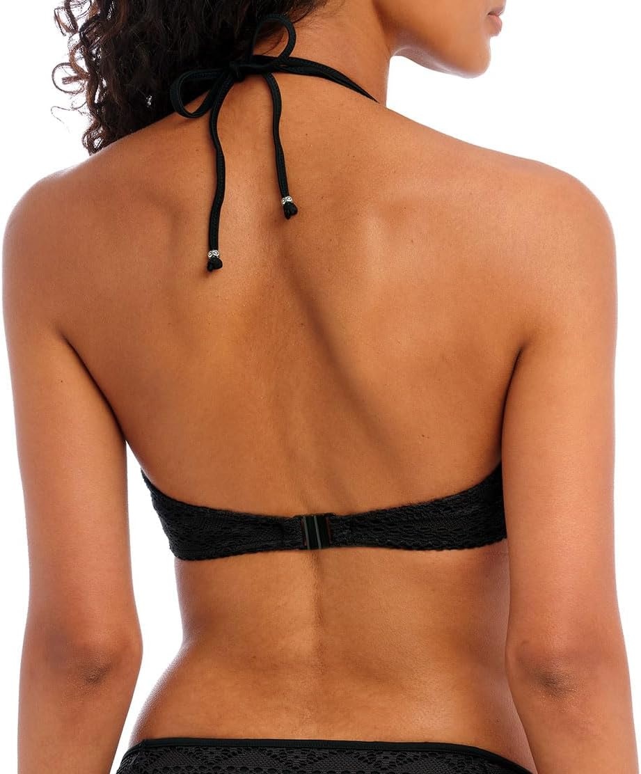 image:imageFreya Womens Floral Haze Uw Halter Bikini TopBlack